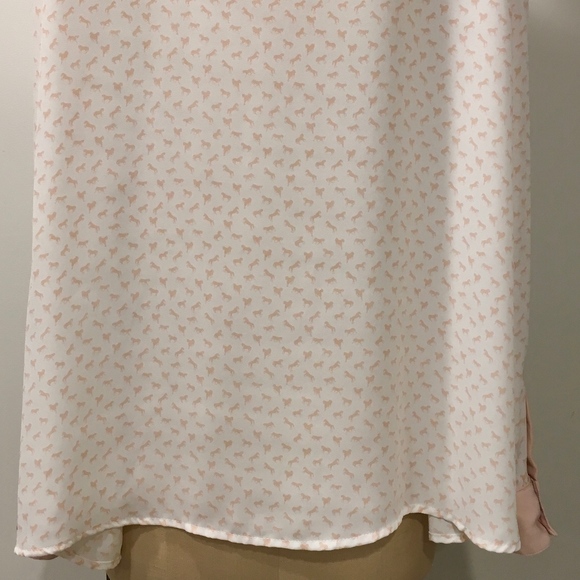 Free People Horse Blouse Novelty Womens White Pink - Picture 8 of 11
